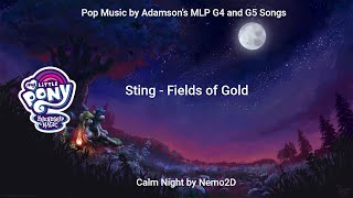 Sting  Fields of Gold Lyrics [upl. by Lemyt]