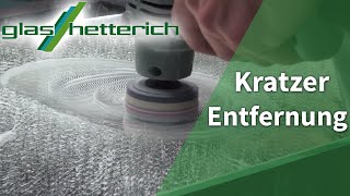 Professionelle Entfernung Kratzer im Glas im Video [upl. by Marlyn914]