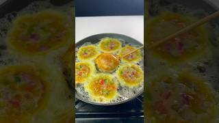 Easy amp Delicious Egg Bites Paniyaram – Quick Breakfast Recipe ASMR shorts [upl. by Shum499]