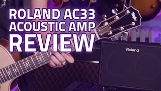 Roland AC33 Acoustic Amplifier Demo – The Best Busking PA ever [upl. by Ybocaj]