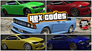 21 BMW Crew Colours with HEX CODES  GTA Online [upl. by Yhtnomit]