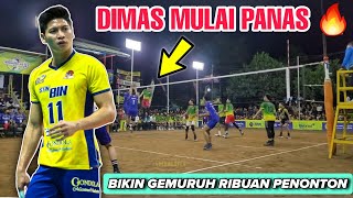 DIMAS SAPUTRA LAKUKAN SMASH UGALUGALAN  BIKIN RIBUAN PENONTON BERGEMURUH ❗️ [upl. by Deyas]