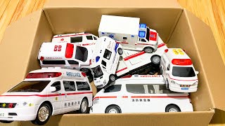 トミカ☆はたらくくるまミニカーをトミカ箱から出してチェックチェック☆ Take the Tomica minicars out of the box and check it [upl. by Zul]