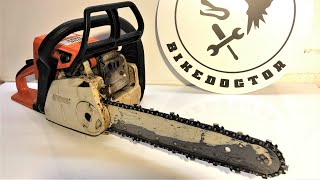 Stihl 023C Chainsaw Service and Cleaning for Non Mechanics do this after Every Season [upl. by Etnaed]