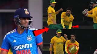 Tabriz shamsi Shows Shoe To Suryakumar Yadav  India Vs South Africa T20  IndVsSa [upl. by Corin269]