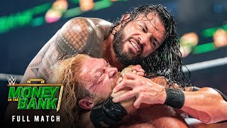 FULL MATCH Roman Reigns vs Edge — Universal Title Match WWE Money in the Bank 2021 [upl. by Jacqui]