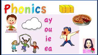 Phonics  ay ou ie ea  English Year 2 [upl. by Knick]