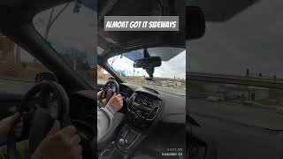 Almost slideways driving insta360 youtubeshorts fordrs [upl. by Fanchette10]