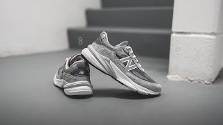 New Balance 990 V6 quotGreyquot M990GL6 Review amp OnFeet [upl. by Vinay]