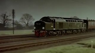 Vintage railway film  British Locomotives  1959 [upl. by Dnalkrik525]