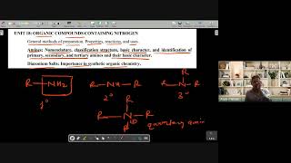 Amines L1 Introduction Preparation amp Reaction  12th JEE Chemistry  18th Oct 2024 [upl. by Heid]