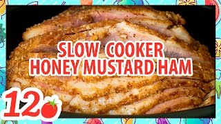 Slow Cooker Honey Mustard Ham Recipe [upl. by Airasor]