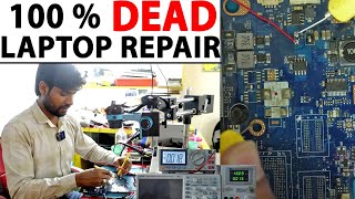 Dead Laptop Repair 100  Laptop Not Power on solution [upl. by Ecinwahs]