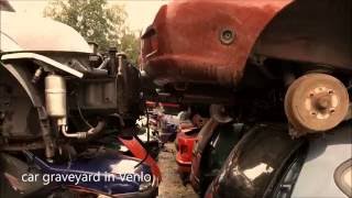 auto sloperij Venlo  car graveyard in Venlo [upl. by Leuams159]