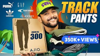 Best TRACK PANTSJOGGERS for SUMMERGYM on AJIO 🔥 Men Haul Review 2023  ONE CHANCE [upl. by Raveaux698]