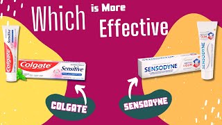 Sensodyne vs Colgate Sensitive Toothpaste  Which is More Effective [upl. by Nosirrah]