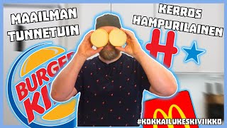 KOKKAILLAAN MAAILMAN TUNNETUIN KERROSHAMPURILAINEN 🍔 [upl. by Nerad]