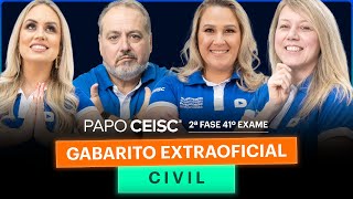 Gabarito Extraoficial CIVIL  2ª Fase 41º Exame [upl. by Crispas]