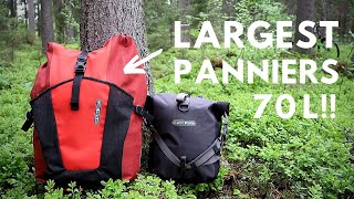 The Largest Panniers In The World  Ortlieb Back Roller Pro Plus [upl. by Annoirb]