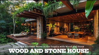 Wood amp Stone Building a Solid Home in the Tropical Forest [upl. by Donetta]