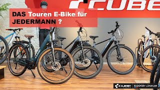 Das richtige Touren EBike für Jedermann Das CUBE Bikes Touring Hybrid [upl. by Nadbus737]