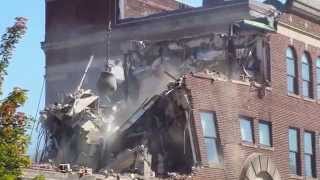 ENAD Wrecking Ball Demolition  Purdue University 91814 [upl. by Enyallij]