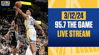 Warriors Slam The Spurs 49ers Beef Up Their Defensive Line  957 The Game Live Stream [upl. by Burwell259]