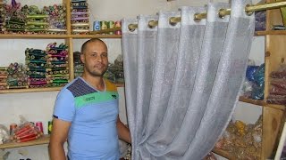 طريقة خياطة ستائر صالونات بليزانوMéthode de couture rideaux salons Lizano [upl. by Baptista]