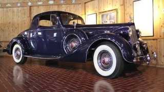 1937 Packard Twelve Coupe  CCCA Museum [upl. by Oilisab30]