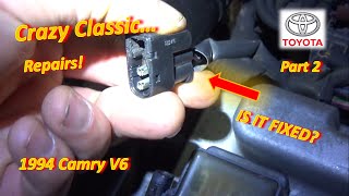 Crazy Classic Camry Intermittent LIMPHOME Part 2 Repairs [upl. by Enelec]