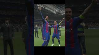 UEFA Champions League Winners FC Barcelonas Epic Celebration 🎉🏆  PES 2017 [upl. by Enale927]