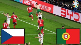 ČESKO VS PORTUGALSKO EURO 2024 SESTŘIH [upl. by Blount]