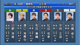 【丸亀競艇優勝戦】優勝戦で①市橋卓士③松田祐季ら強豪5選手に挑む超人気薄⑥川野芽唯、連絡みなるか？注目優勝戦 [upl. by Fahy240]