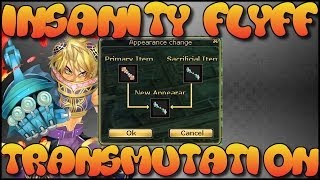 Insanity Flyff  How to Transmute Items [upl. by Lennox]