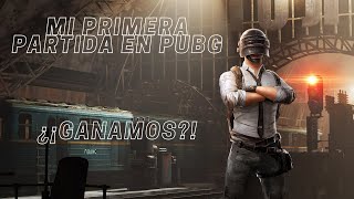 MI PRIMERA PARTIDA DE PUBG ⚔️☠️ [upl. by Osnofedli]