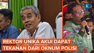 Kronologi Rektor Unika Dapat Tekanan dari Oknum Polisi untuk Ucapkan Selamat ke Jokowi [upl. by Harbour]