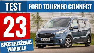 Ford Grand Tourneo Connect 15 EcoBlue 120 KM 2019  TEST PL [upl. by Wadesworth277]