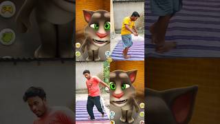 Talking Tom vs Real life Funny OMG viral Reaction 🤣😱💥 shorts [upl. by Hathcock]