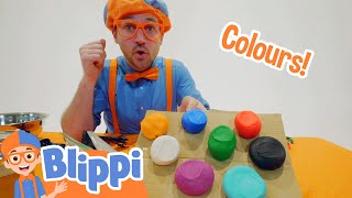 Blippi Arts And Crafts Clay and Play For Kids  Educational Videos For Toddlers [upl. by Soluk]