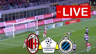 MILAN vs CLUB BRUGGE LIVE  UEFA CHAMPIONS LEAGUE 2024  PARTITA LIVE OGGI [upl. by Anavoig]