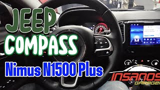 Jeep Compass Central Multimídia Nimus N1500 4G Plus CarplayAndroid Auto Bluetooth IPS DSP GPS [upl. by Odnanreh521]