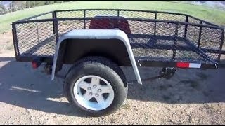 Build a DIY Utility Trailer for 300  Part 1 [upl. by Trimmer]