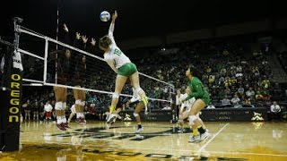 Recap Oregon womens volleyball shows no fear against Trojans [upl. by Luba141]