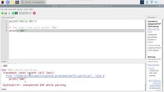 13  Your first Python program  Discover the Thonny IDE [upl. by Ker593]