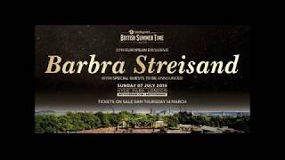 Barbra Streisand  2019  London  Hyde Park Concert  Footage [upl. by Naol761]