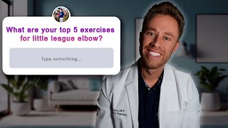 Top 5 Exercises For Little League Elbow [upl. by Kcirrag]