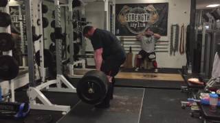 EDDIE HALL Deadlifts 400kg for 5 REPS at Strength Asylum [upl. by Acinoda]