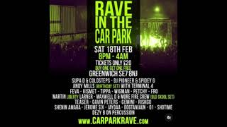 Dj Supa D Coldsteps Dj Pioneer Spidey G Rave In The Car Park RITCP [upl. by Abshier]