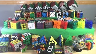 NEW Rubiks Cube Collection  End of 2015  60 Cubes [upl. by Packer]