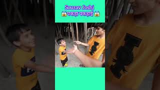 Sourav Joshi pkda gya 😱 viralvideo souravjoshinewvlog shorts [upl. by Brittany588]